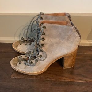 Jeffrey Campbell lace up booties